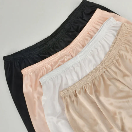 Silk Sleep Shorts Set - Luxurious Comfort &amp; Style for Women