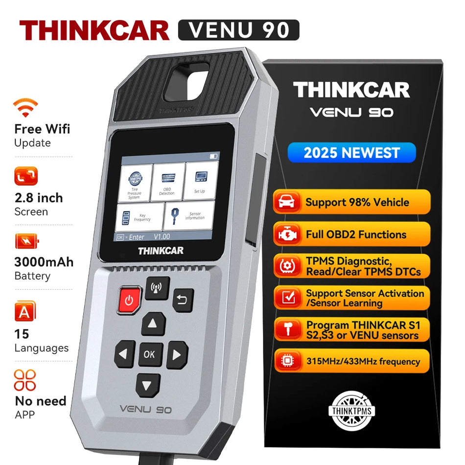 Thinkcar Venu 90 &ndash; TPMS Diagnosis and Sensor Programming