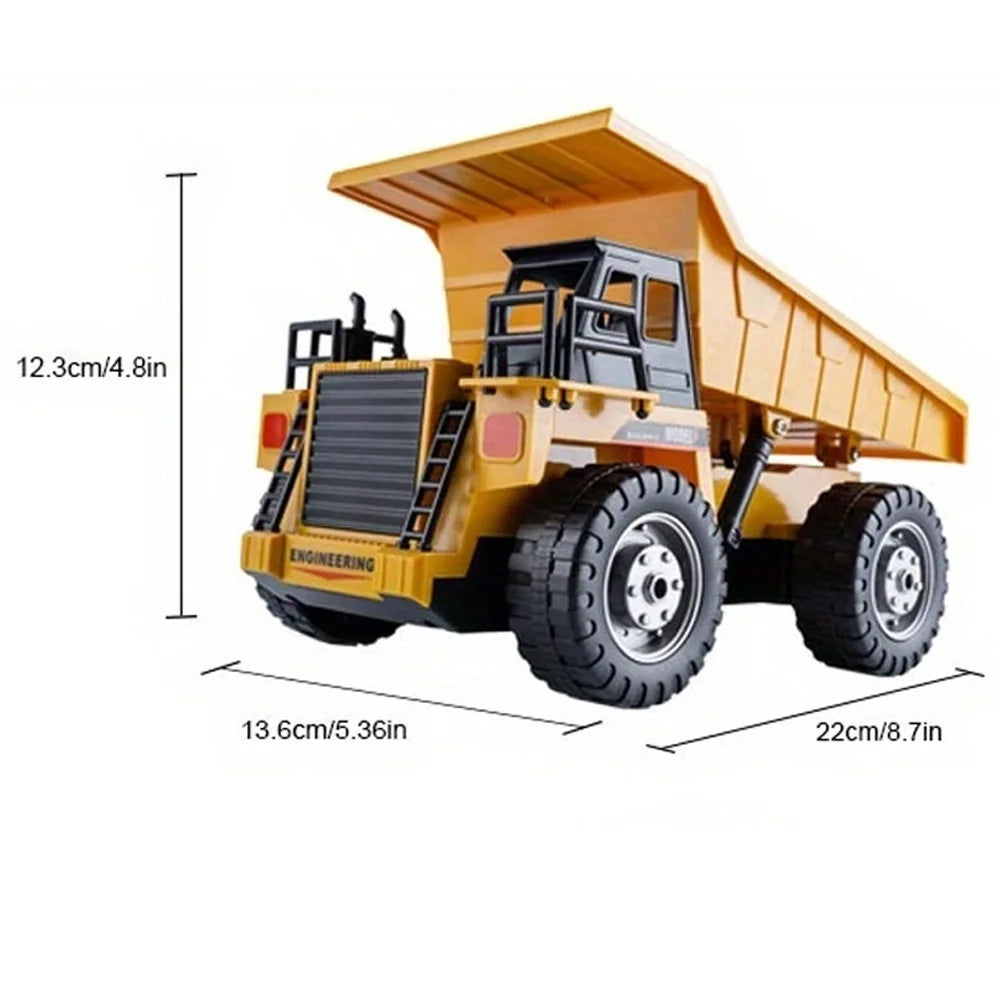 Remote Control RC Alloy Dump Truck &ndash; LEGO Compatible