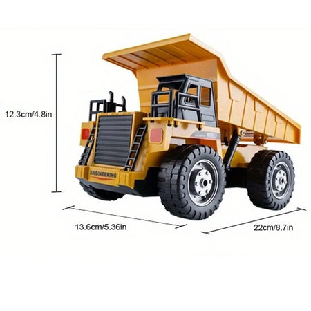 Remote Control RC Alloy Dump Truck &ndash; LEGO Compatible
