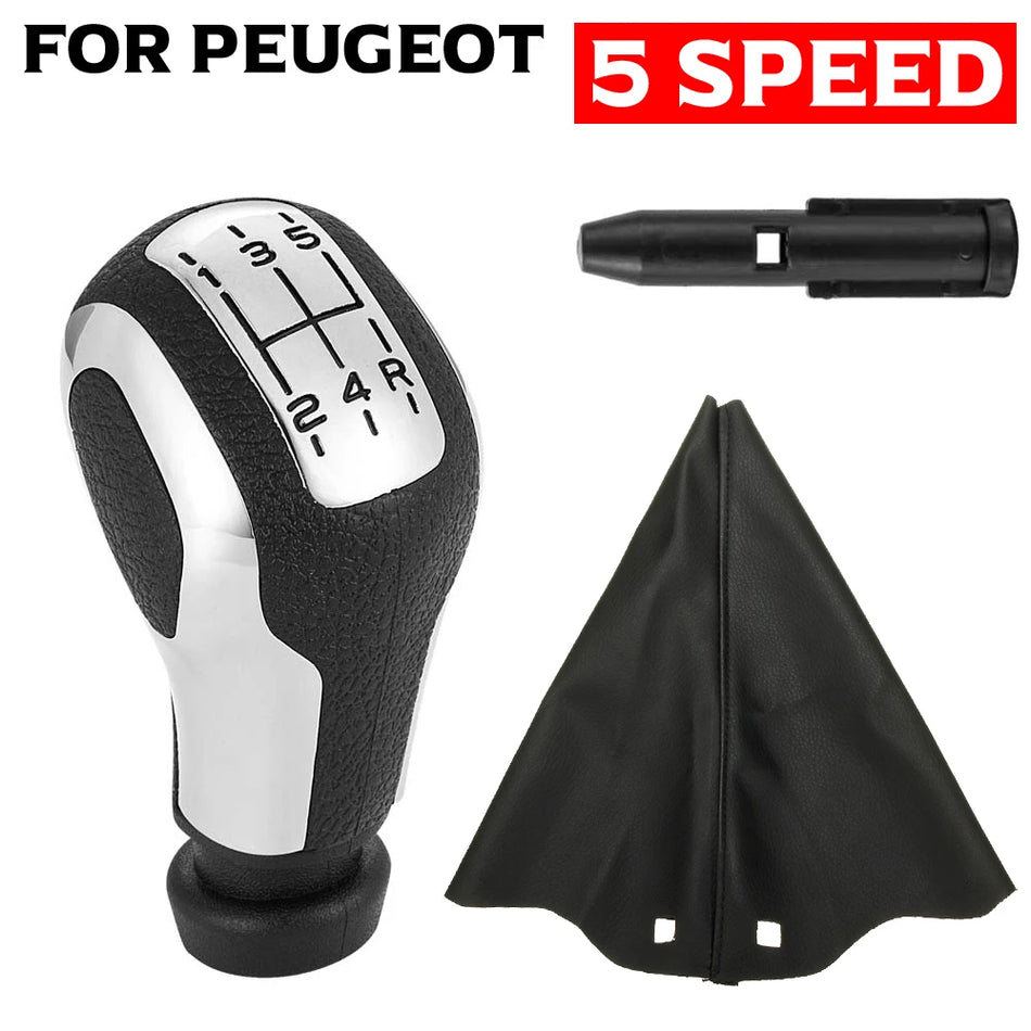 Manuel Vites Topuzu Krom ABS Peugeot 206 207 306 307 308 için