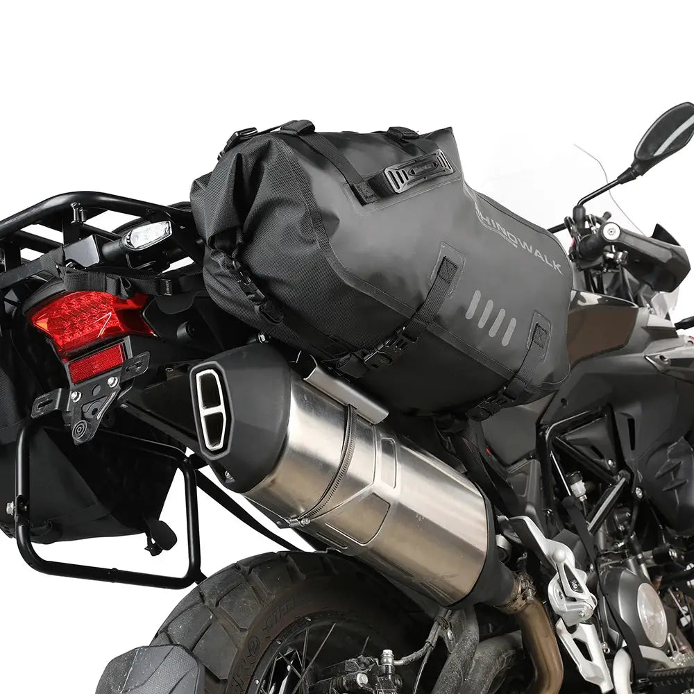 Rhinowalk Motorcycle Exhaust Pipe Heat Shield 1 or 2 Pc Universal Motor Exhaust Protector Cover Guard Anti-scalding Accessory by InterCyprus Trading Ltd