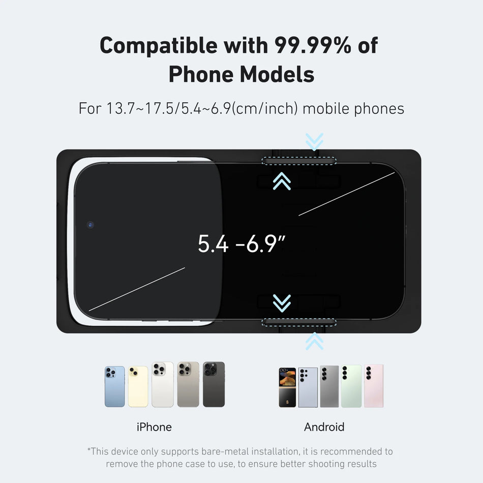 Underwater Smartphone Grip with Bluetooth Remote, Aluminum Alloy Body, Rugged Waterproof Handle