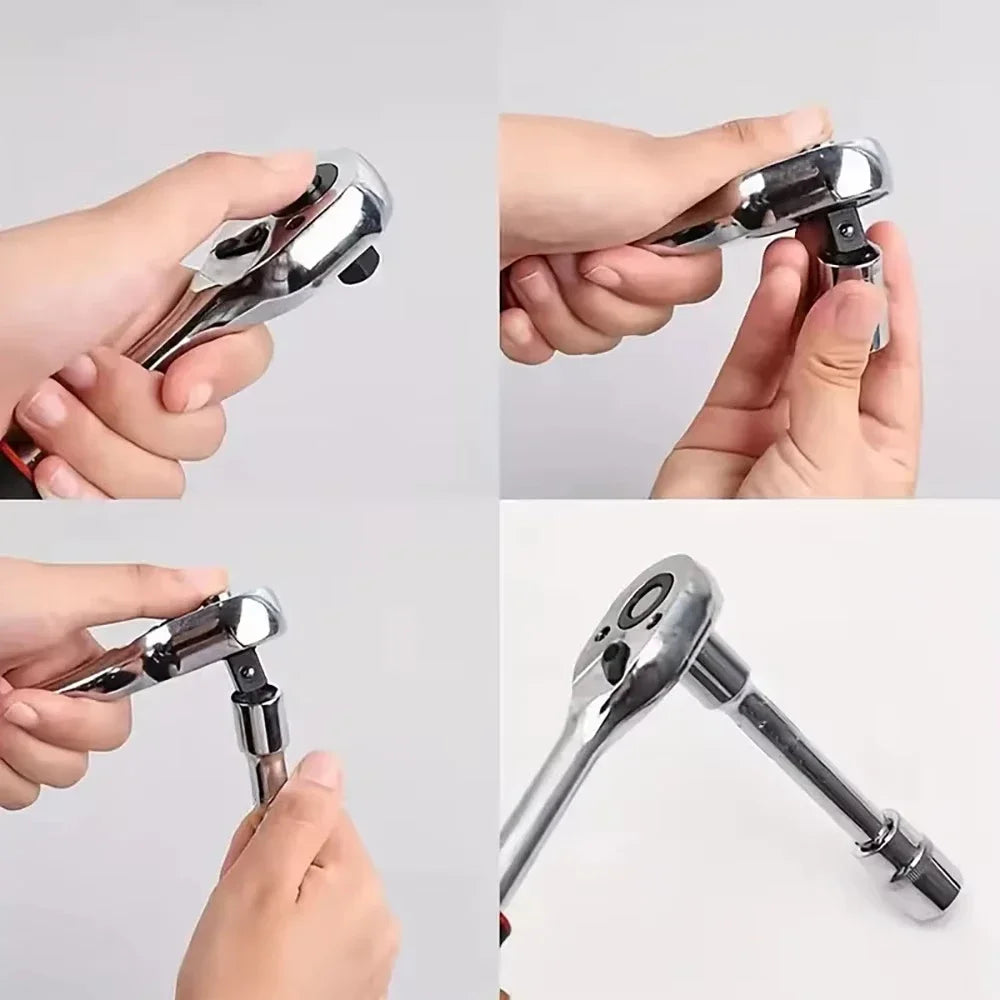 46Pcs Car Repair Tool Kit &ndash; Comprehensive Auto Tool Set