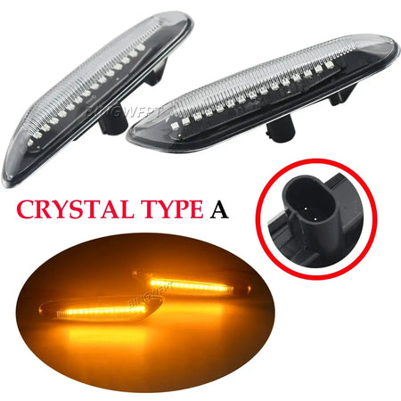 Car Led Dynamic Side Marker Turn Signal Light Indicator Blinker Lamp Signal Lamp For BMW E90 E91 E92 E93 E60 E87 E82 E46 by InterCyprus Trading Ltd