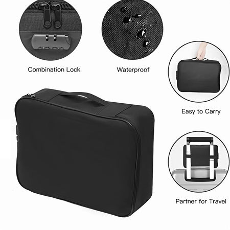 5-Layers Document Case With Lock File Organizer &ndash; Secure