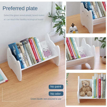 Simple Desktop Bookshelf Rack &ndash; Multifunctional Organizer