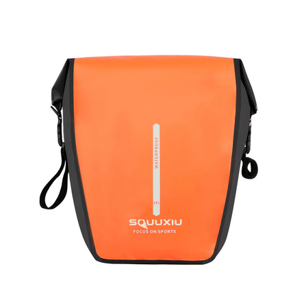 Bike Pannier Bag &ndash; Rainproof Versatile Rear Rack Storage Orange 1pcs
