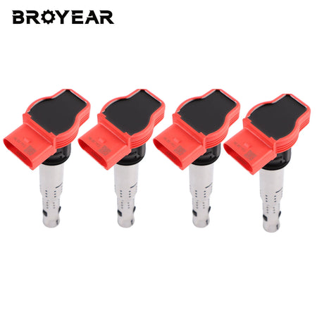Ignition Coil Pack 4 Pin for Volkswagen Audi A4 R8 Golf GTI 06E905115G by InterCyprus Trading Ltd