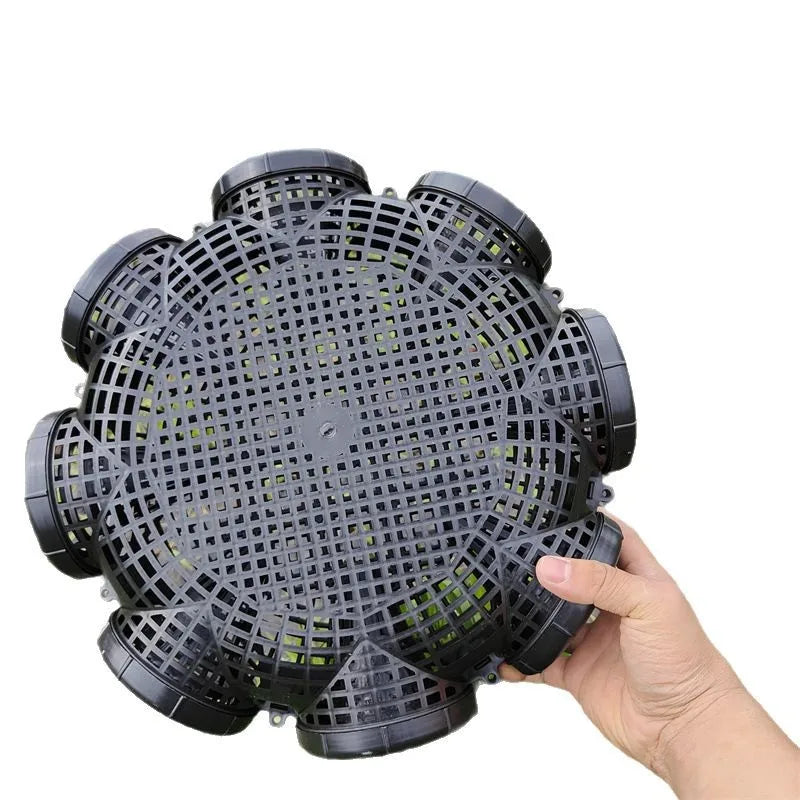 Durable Black Fish and Crayfish Catcher Net - Outdoor Fishing Trap