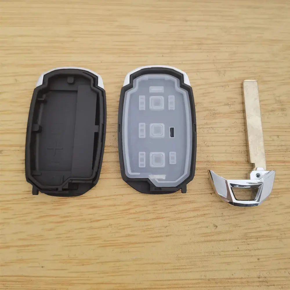 3/4/5Buttons Car Smart Remote Key Shell Casing Replacement For Hyundai Fiesta Elantra With Uncut Emergency Insert Key Blade by InterCyprus Trading Ltd