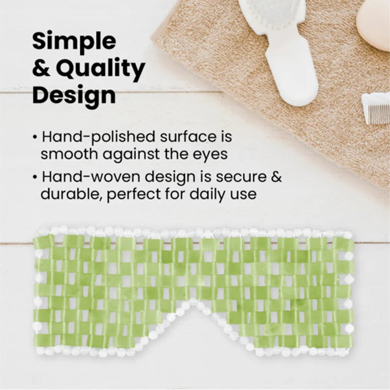 Jade Eye Mask Stone - Cooling And Skin Tone Boost Daily