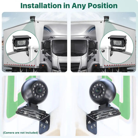 Stainless Steel L Shape Bracket With Screws For Truck Bus Camera Mount by InterCyprus Trading Ltd