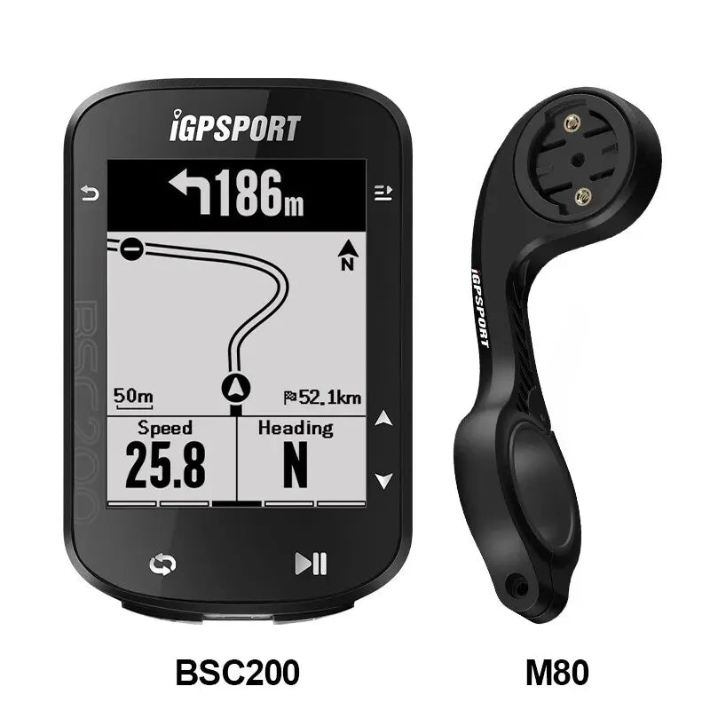iGPSPORT BSC200 &ndash; Wireless Connectivity with ANT+ and Bluetooth 5.0 BSC200 with holder