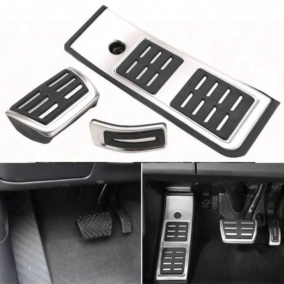 Foot Pedal Covers LHD Gas Brake Accelerator for Audi A4 B9 A5 by InterCyprus Trading Ltd