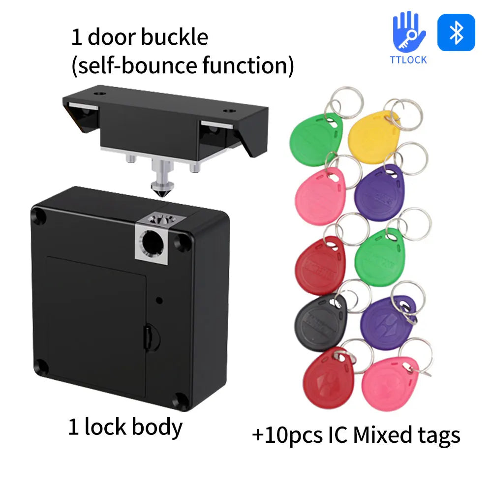 GS311-TTLOCK &ndash; NFC Card App Unlock And Keyless Cabinet Lock TTLOCK IC color tag