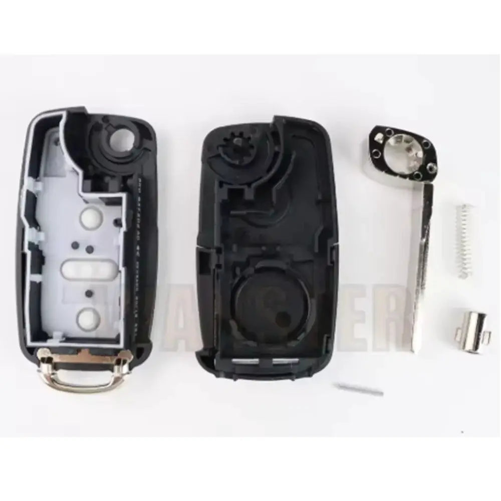 3 Button Flip Folding Key Case for VW Golf Polo Jetta Passat Skoda Seat Plastic by InterCyprus Trading Ltd