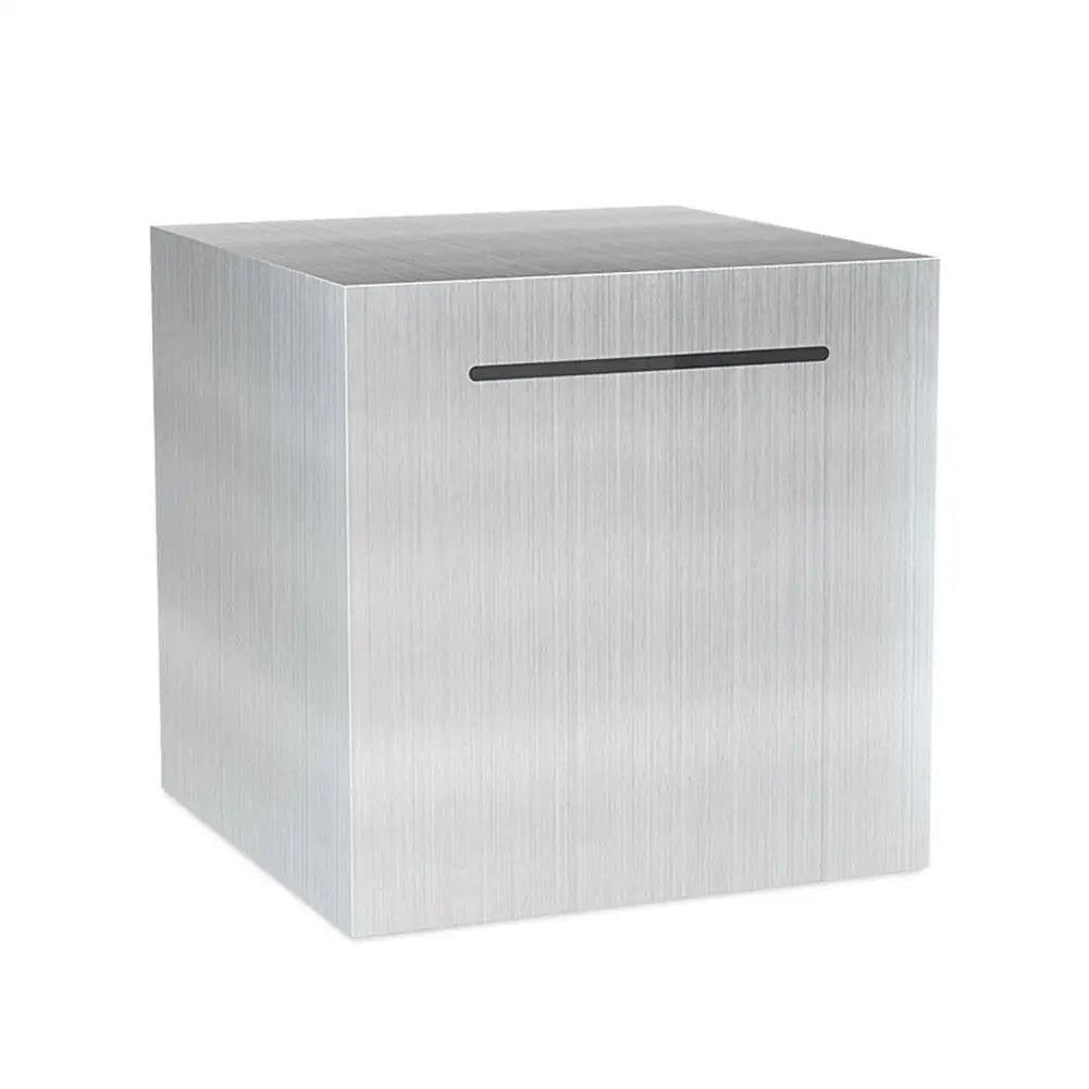 Stainless Steel Piggy Bank &ndash; Large Capacity Coin Saver 12cm