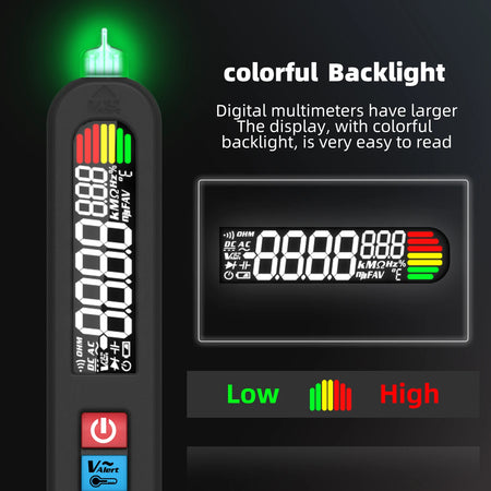 BSIDE Digital Multimeter - Non Contact Voltage Detection