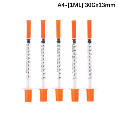 5Pcs 0.3/0.5/1ML Veterinary Insulin Syringes &ndash; Sterile A4