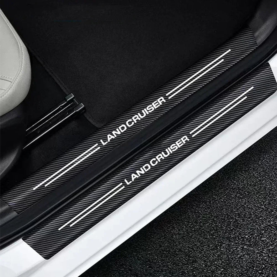 Automobilio durų slenksčio apsaugas anglies pluošto Land Cruiser LC200
