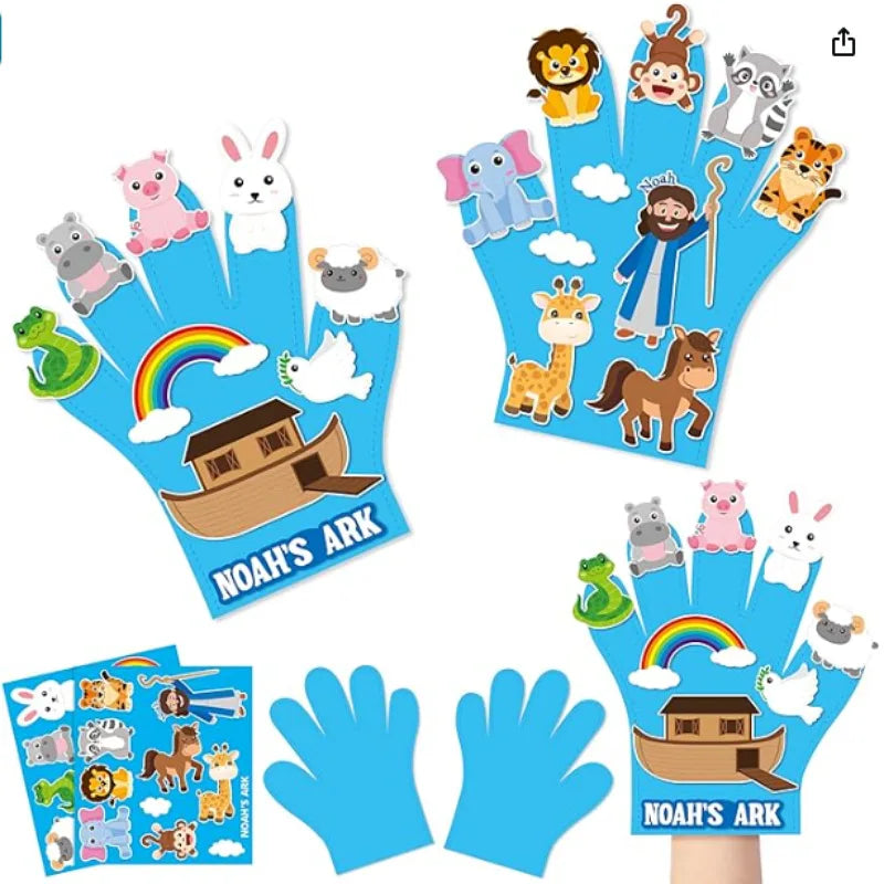 ATS30537 Hand Puppets Set &ndash; Montessori Storytelling Tool ATS30537 K