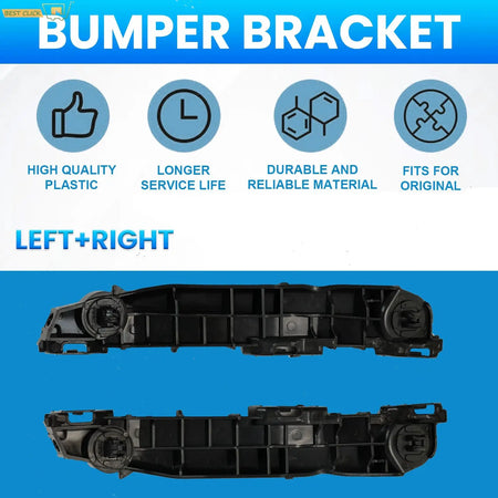 Left+Right Car Front Bumper Support Bracket Retainer For Toyota Yaris 2007 2008 2009 2010 2011 Left Right 5253552060 5253652050 by InterCyprus Trading Ltd