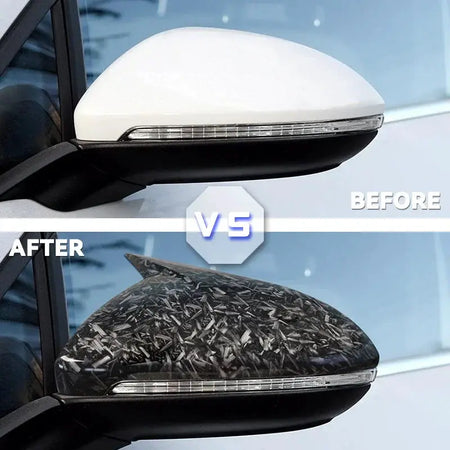 Side Rearview Mirror Cap Wing Side Mirror Cover For VW Golf 7 MK7 MK7.5 GTI R GTE GTD 2014-2019 Replacement by InterCyprus Trading Ltd