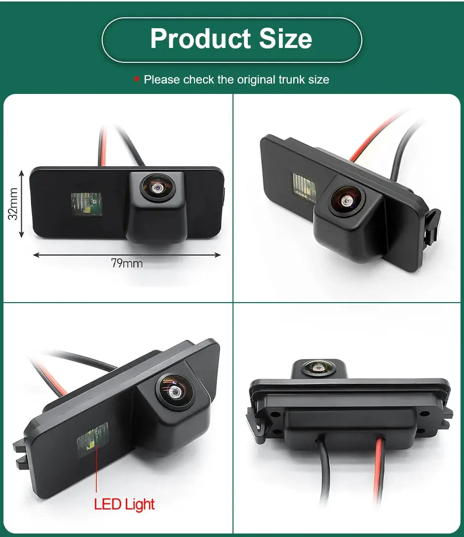 AHD Rear View Camera With Guidelines For VW Skoda Golf Jetta by InterCyprus Trading Ltd
