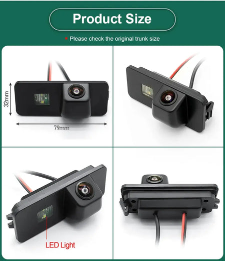 AHD Rear View Camera With Guidelines For VW Skoda Golf Jetta by InterCyprus Trading Ltd