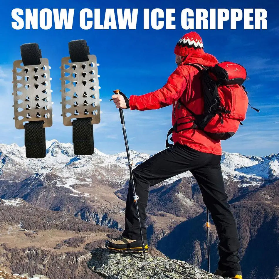 Claw Ice Gripper &ndash; Steel 26-Tooth Crampons for Traction