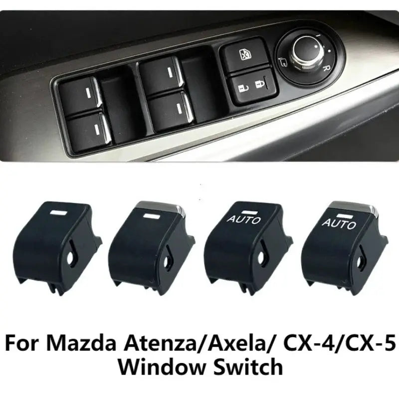 Front Left Auto Window Switch Button For Mazda CX-5 CX-4 Atenza Axela by InterCyprus Trading Ltd