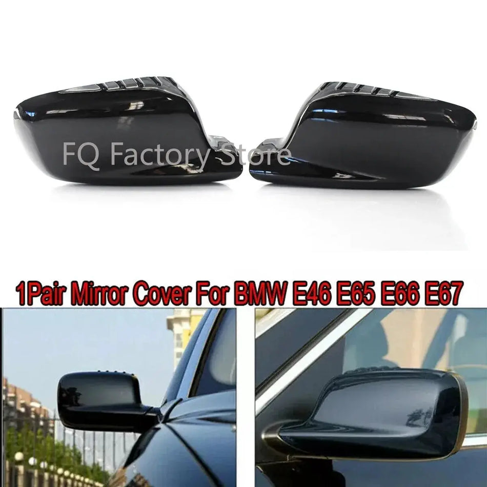 ABS Side Mirror Caps for BMW 7 Series E65 E66 E67 E46 Coupe by InterCyprus Trading Ltd