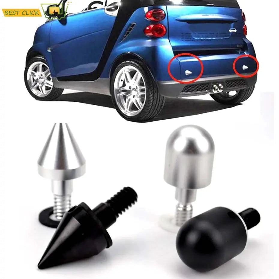 Car Rear Bumper Spike Guard Protector for Benz SMART Fortwo W 451 W451 2008 2009 2010 2011 2013 2014 Anti Collision Clips by InterCyprus Trading Ltd