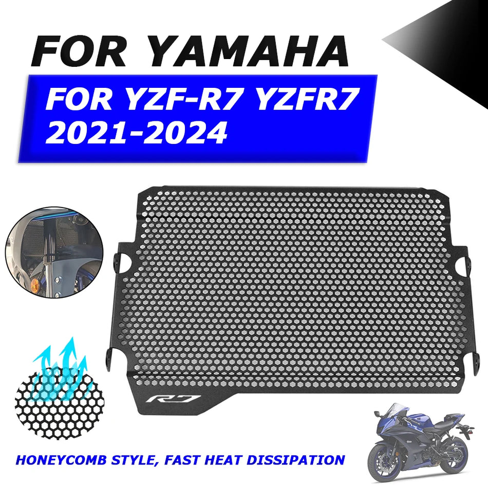 Yamaha YZF-R7 Radiator Guard Mesh, Grille Cover Protector for 2021-2024