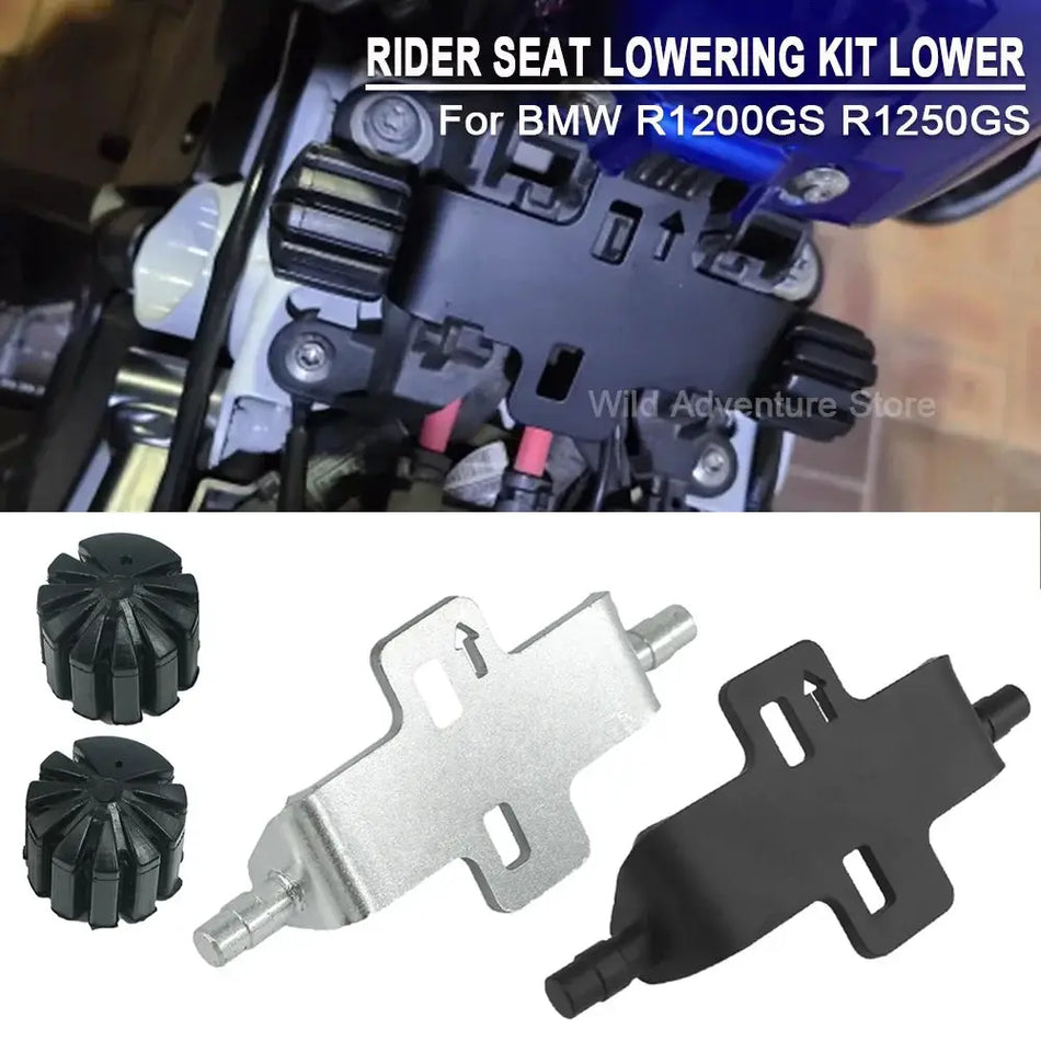 10mm 20mm Motorcycle Rider Seat Lowering Kit Lower Adjustable Bracket For BMW R1200GS R1250GS R 1250 GS ADV/R/RS/RT/Adventure by InterCyprus Trading Ltd