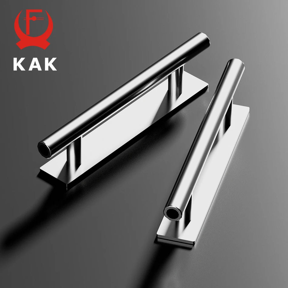 KAK 15cm Silver Barn Door Handle Nail Free Sliding Pull