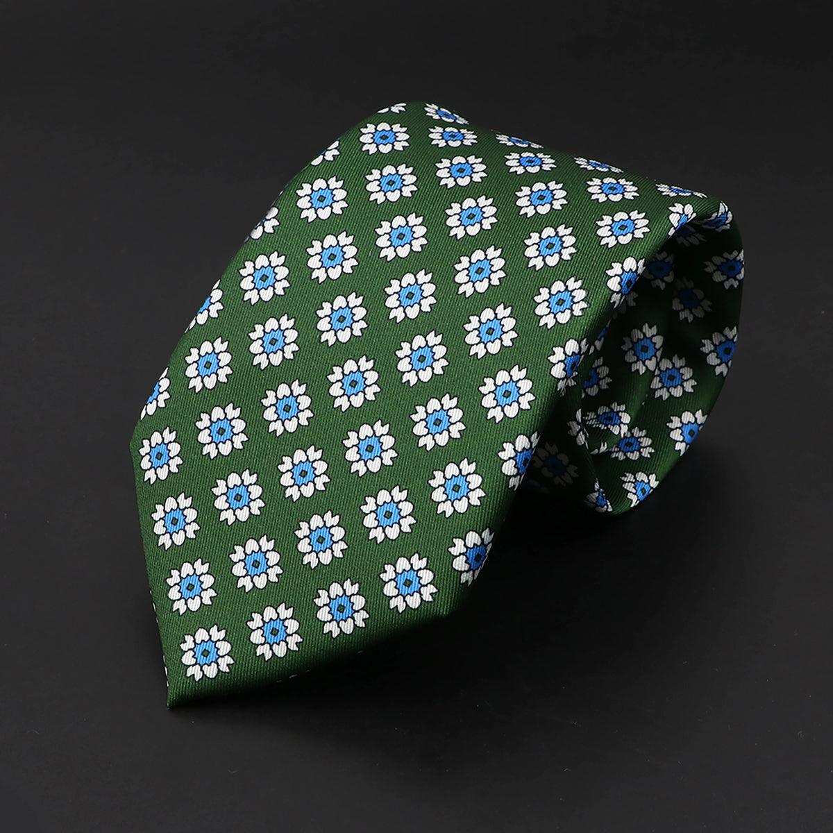 High Quality Soft Silk Ties in 51 Colours - Geometric Pattern Necktie for Men