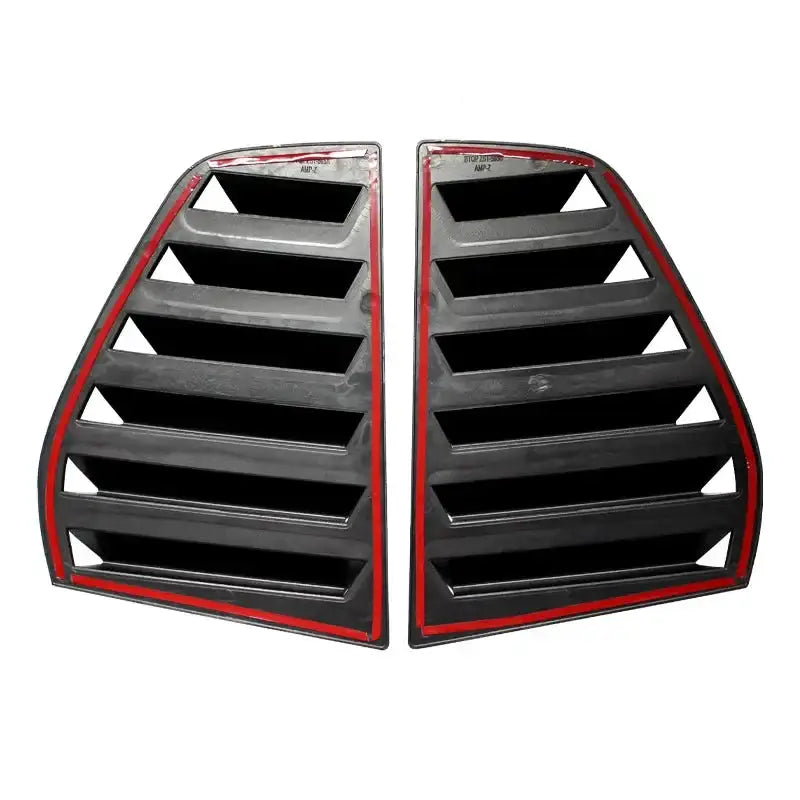 VW Golf 5 MK5 Rear Window Louver Side Vent Trim 2 Pieces