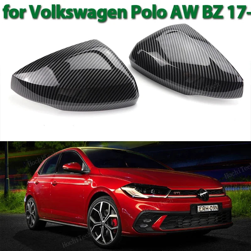 Tapas de Espejo Lateral de Fibra de Carbono para VW Polo 2017-2023