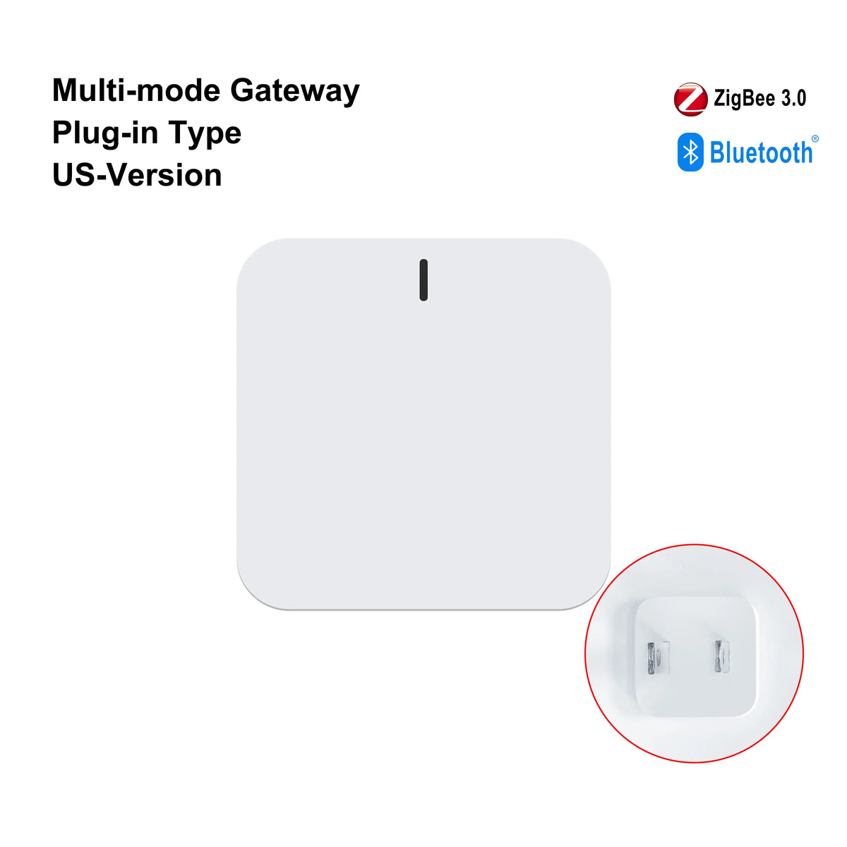 GIRIER Smart Multi-Mode ZigBee &amp; Bluetooth Gateway Hub for Home Automation US Plug Version / Other