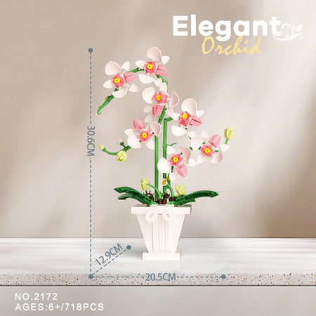 New Building Blocks Orchid Bouquet &ndash; Romantic DIY Decor