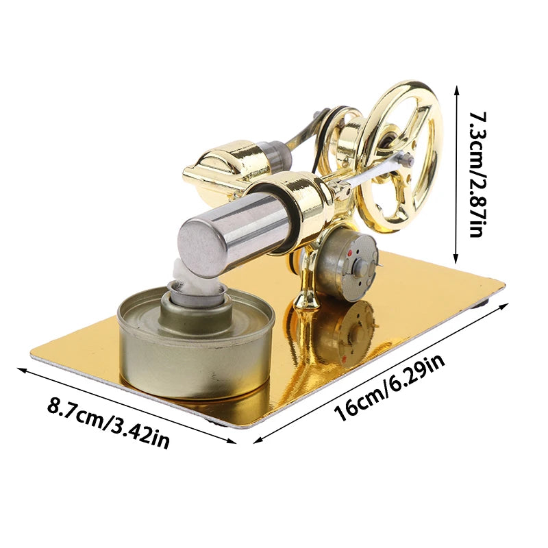 Hot Air Stirling Engine Model - Educational Science Toy for Dynamic Physics Experiments