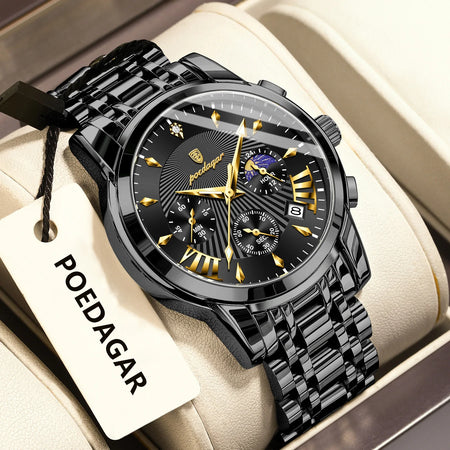 POEDAGAR Original Fashion Men Watch &ndash;Waterproof Chronograph