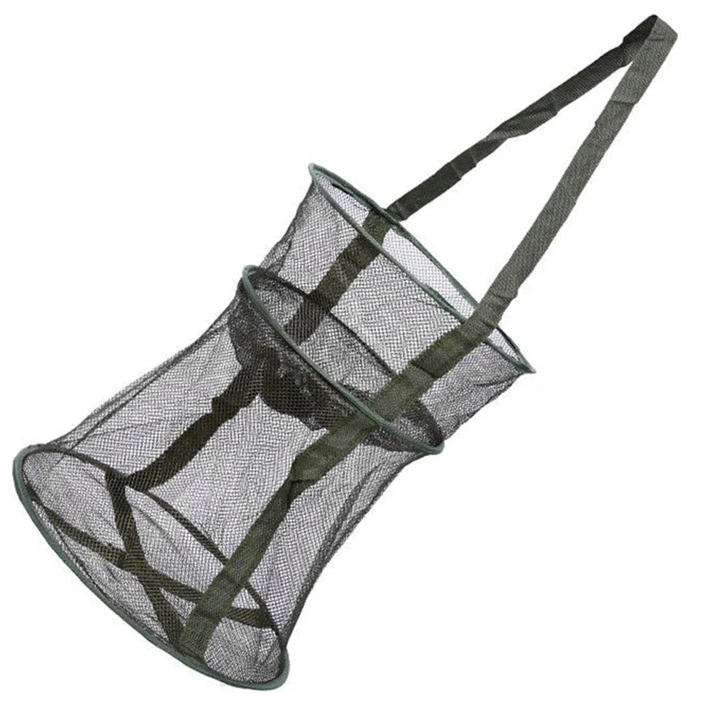 Foldable Fishing Nets - Durable, Lightweight &amp; Portable for Fish &amp; Shrimp WHITE / 45cm