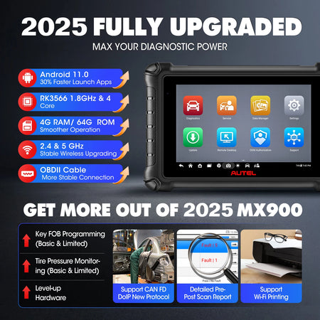 Autel MaxiCheck MK900 &ndash; Bi-Directional OBD2 Scanner