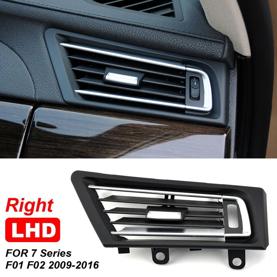 Front Dash Vent Grille PC ABS For BMW 7 Series F01 F02 730 735 740