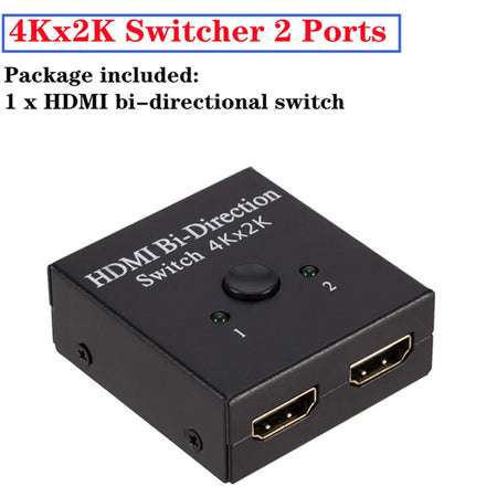 GRWIBEOU 4K 3x1 HDMI Switcher Adapter for Gaming and Multimedia Product F / <=0.5m / CHINA