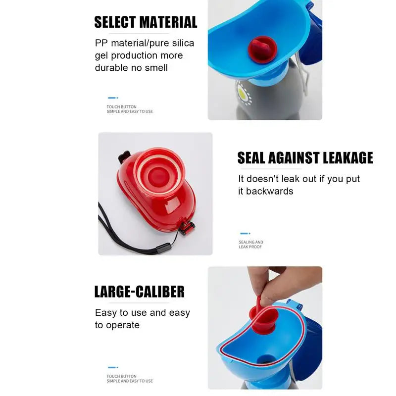 Portable Travel Urinal Bottle 600ml - Hygienic On-The-Go