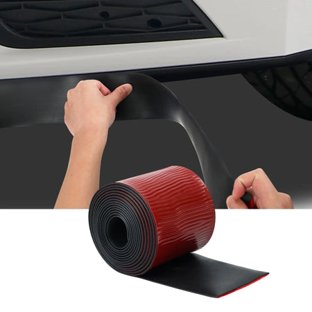 Universal Black Rubber Car Body Side Skirts Lip Anti-Scratch Protector Auto Truck SUV Paint Protection 4 Doors Body Car Styling by InterCyprus Trading Ltd